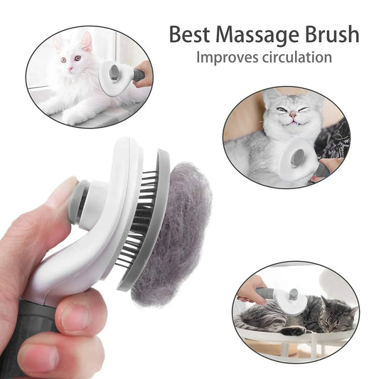 PawClick — Brosse Auto-Nettoyante pour Animaux